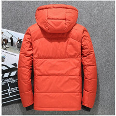 Winter Fishing Jacket White Goose Down Outdoor Mountaineering Hunting Down Jacket Cycling Camping Snow Skiing Warm Jacket