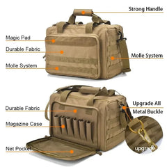 Outdoor handbag multifunctional storage bag, outdoor sports single shoulder crossbody bag