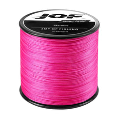 JOF 4 Strands Japan Braided Fishing Line Multifilament PE Line 100M 300M 500M 1000M Strong Power Wire 8-80LB Carp Accessories