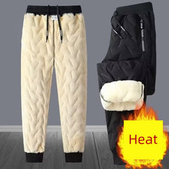 Windproof Waterproof Men's and Women's Same Style Thickened Fleece Cotton Pants Warm Cotton-Padded Trousers Winter New Arrival Cashmere Cotton Pants Men