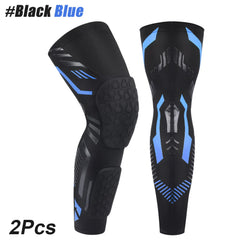 Anti-collision EVA Sports Knee Brace Leg Compression Sleeves Protection for Youth Adults Football Basketball Volleyball Running