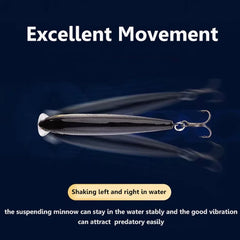 Suspending Minnow 10g 13g Fishing Lure Magnetic Boost Jerkbait Crank Pesca Carp Popper Sea Pike Swimbait Wobbler Artificial Bait