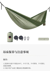 Naturehike Outdoor Ultralight Hammock Camping Portable Single / Double Leisure Hammock Anti Rollover High Load Bearing Camp Gear
