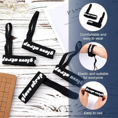Skiing Sport Glove Straps Elastic Wrist Leash Glove Strap Handcuffs Glove Strap for Ski Snowboarding Mountaineering Accessories
