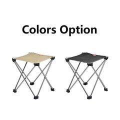 Naturehike L01 Camping Stool Outdoor Hiking Travel Quick Open Folding Aluminum Alloy Chair Lightweight Portable Picnic BBQ Seat