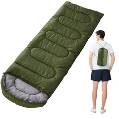 Four season camping sleeping bag - super comfortable, lightweight and durable, perfect for hiking, camping and mountaineering