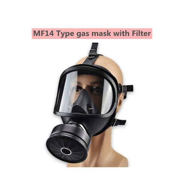 Full face gas mask chemical respirator filter self-priming mask nuclear contamination protection,MF14/87 type Gas Mask