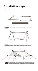 Naturehike 4-6 Person Windproof Large Awning Camping Tent with fishing Hiking Outdoor Tourism Beach Pergola SunShelter Tarp Rain