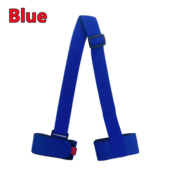 New Skiing Pole Shoulder Hand Carrier Lash Handle Straps Adjustable Buck Hook Loop Protecting Black Nylon Ski Handle Strap Bag