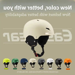 Horntour Open Face Helmet Ski Helmet Integrated Aldult Outdoor Ski Equipment Snowboard Helmet Is Lightweight Breathable