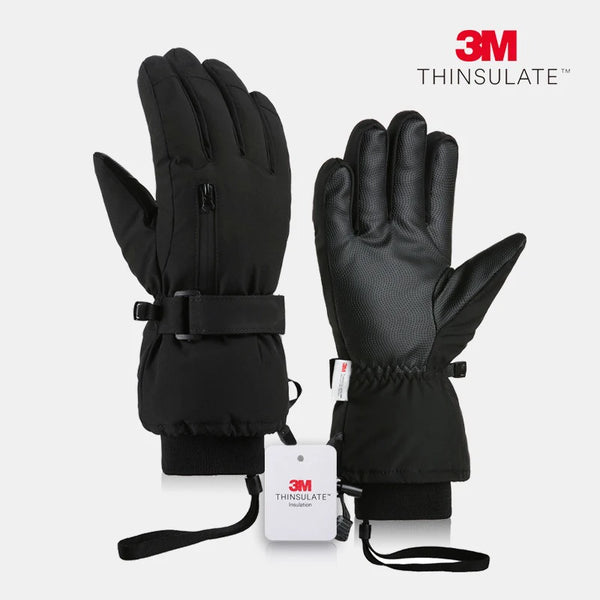 Cycling Gloves Winter Touchscreen Warm Men's Women Bicycle Gym Outdoor Driving Motorcycle Waterproof Thermal Non-Slip Gloves