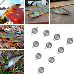 10pcs/lot Fishing Weights Sinkers 3g 5g 7g 10g 12g Fishing Sinker Carp Fishing Tackle Accessories