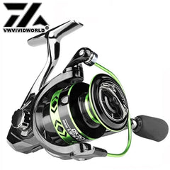 VWVIVIDWORLD,21KG Max Drag,Fishing Reel,Zinc Alloy Gear,Alloy Spool,Metal Arm,Metal Foot,Spinning Reel,Carp Fishing,Saltwater