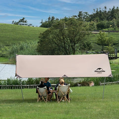 Naturehike 4-6 Person Windproof Large Awning Camping Tent with fishing Hiking Outdoor Tourism Beach Pergola SunShelter Tarp Rain