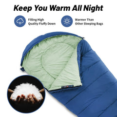Naturehike Camping Sleeping Bag Ultralight Waterproof Cotton Mummy 4 Season Backpacking Sleeping Bags Outdoor Travel Hiking
