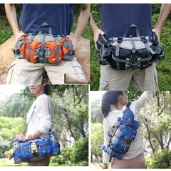 BP-VISION Hiking Fanny Pack Man Cycling Waterproof Backpack Mountain Sports Fanny Pack Camping Nylon Hunting Accessori Belt Bag