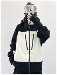John Snow Woman Man Hooded Ski Wear Warm Windproof Waterproof Ski Clothes Outdoor Jacket Sports Male And Female Snowboard Coat