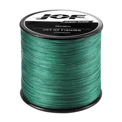 JOF 4 Strands Japan Braided Fishing Line Multifilament PE Line 100M 300M 500M 1000M Strong Power Wire 8-80LB Carp Accessories