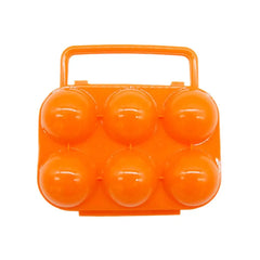 2/4/6 Grid Egg Storage Box Outdoor Portable Egg Case With Handle for Outdoor Camping Picnic Eggs Box Case Kitchen Organizer Case