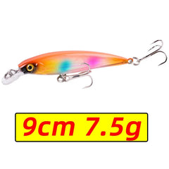 1PCS Laser Minnow Fishing Lure 11CM 13G pesca hooks fish wobbler tackle crankbait artificial japan hard bait swimbait