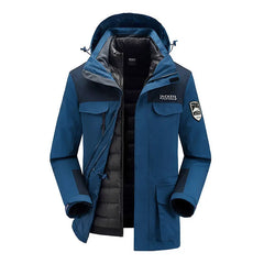 New Women Men Windproof Waterproof Warm Thicken  And Down Jacket Ski Clothes  down jacket two-piece S-5XL Size  purchase jacket