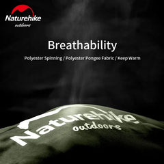 Naturehike Sleeping Bag Ultralight Winter Envelope Spliceable Sleeping Bag for Outdoor Camping Adult Waterproof Cotton Quilt