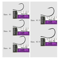 QualyQualy 20pcs Dropshot Hooks #3 #2 #1 #1/0 #2/0 Carbon Steel Barbed Hook For Soft Lures Freshwater Sea Fishing Wacky Hooks