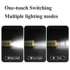 Naturehike LED Tactical Flashlight 2800Lm High Lumens Mini Flashlight IP44 Portable Outdoor Waterproof Camping Flashlight