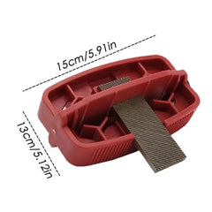 All-in-One Ski Edge Tuner Kit Ergonomic Grip, Diamond Stone & File for Easy DIY Ski & Snowboard Maintenance at Home