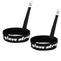 Nylon Ski Glove Leashes with Metal Button Strap Wrist Straps Glove Carrier Sling Clips Gear Winter Snow Sport Skiing Handcuffs