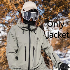 2025 Men's Ski Jackets Outdoor Sports New Women's Snowboard Winter Overcoats Windproof Skiing Snow Hooded Clothes Thermal Adult