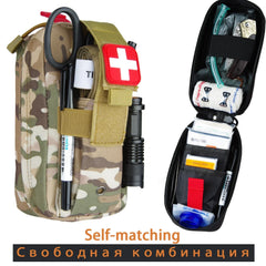 Emergency Survival Kit Gear First Aid Kit Admin Pouch EMT Camping Gear Tactical Trauma Molle EDC IFAK OUTdoor tools