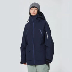 Waterproof Windproof Ski Jacket Winter Skiing Tops 2025 New Couple Thickened Warm Woman Outdoor Sport Man Snow Clothes Hoodie