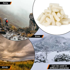 30/60Pcs Fire Starter Cotton Stick Mini Portable Emergency Outdoor Tools Camping Hiking Fireplace,Campfires,Pit Wood