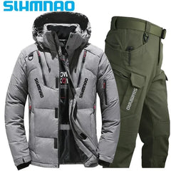 Thick waterproof jacket for autumn and winter, warm and cold resistant hiking suit, heat-resistant and wear-resistant