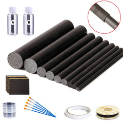 Fishing Rod Repair Kit Carbon Fibre Lure Pole Insert For Beginners Professionals Fishing Pole Maintenance Accessories