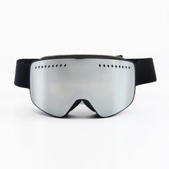 New colorful cylindrical magnetic double-layer anti-fog ski goggles outdoor windproof large-field night vision mountaineering go