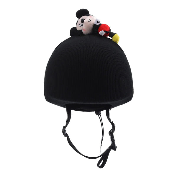 Ski helmet cover, personalized, cute, warm, fashionable doll decoration helmet cover, single board double board helmet universal