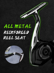 VWVIVIDWORLD,21KG Max Drag,Fishing Reel,Zinc Alloy Gear,Alloy Spool,Metal Arm,Metal Foot,Spinning Reel,Carp Fishing,Saltwater