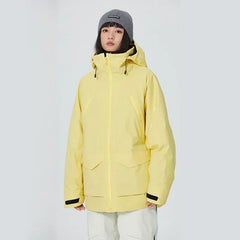 Waterproof Windproof Ski Jacket Winter Skiing Tops 2025 New Couple Thickened Warm Woman Outdoor Sport Man Snow Clothes Hoodie