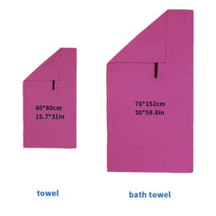 Large Microfiber Towel For Travel Sports, Quick Dry Soft Lightweight Gym Swimming Yoga Towel