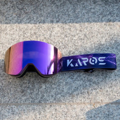 KAROS Ski Goggles Magnetic Anti-fog Lens Skiing Glasses Double Layer Polarized UV400 Snowboard Goggles Men Women  Winter Sports