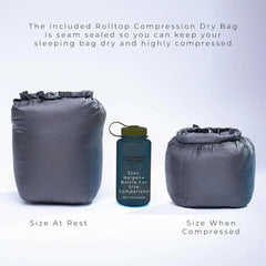 Sleeping Bag 800+ Fill Power Starting Under 2lbs Ultralight Backpacking Mummy Down Sleeping Bag for Lightweight Hiking