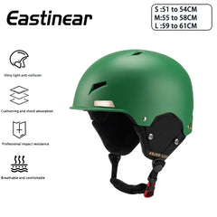 Horntour Open Face Helmet Ski Helmet Integrated Aldult Outdoor Ski Equipment Snowboard Helmet Is Lightweight Breathable