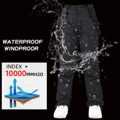 New Ski Suit Men Winter Snow Parkas Warm Windproof Outdoor Sports Skiing Down Jackets and Pants Male Snowboard Wear Overalls