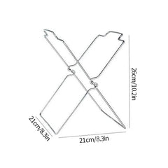 Outdoor Camping Table Organizer Picnic Trash Can Storage Rack Foldable Trash Bag Holder Kitchen Trash Organizer