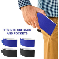 Outdoor Skis Fixing Band Ski Brake Retainer Skiing Straps Skijoring Skis Fixing Band Wrap Snowboarding Straps Sled Ski Accessary