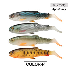 Spinpoler Predator Soft Fishing Lure Swimbait Paddle Tail Silicone Cannibal Artificial Bait Open Mouth Jig Head Bass Sea Wobbler