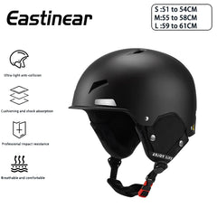 Horntour Open Face Helmet Ski Helmet Integrated Aldult Outdoor Ski Equipment Snowboard Helmet Is Lightweight Breathable