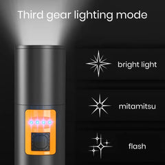 Working Lamp Long Battery-Life Portable Flashlight Rechargeable Illumination  Lightweight LED Camping Lantern Working Lamp